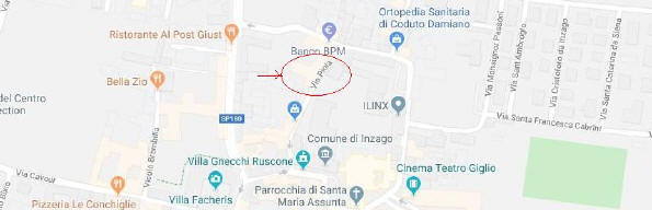 come raggiungerci